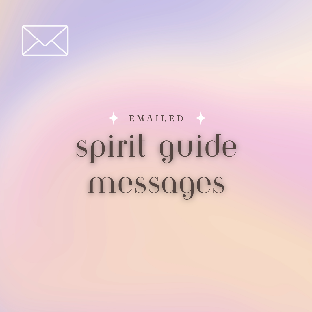 spirit guide reading (emailed)