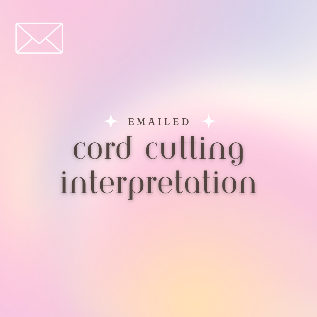 cord cutting interpretation (emailed reading)